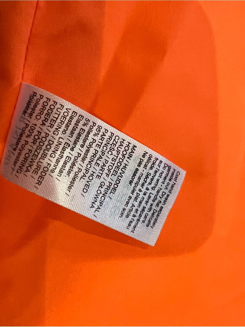 River Island Orange Sequin-Detail Women's Blazer Coat Size 6 NEW - Picture 6 of 6